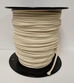 (image for) Cotton Tie Line-White-600 FT Spool-Unglazed