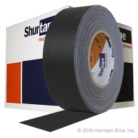 Case-2 IN x 55 YD Black Shurtape 665 Gaffers Tape-24 rolls