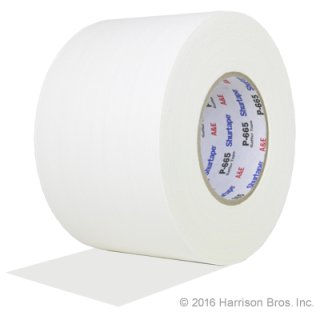 (image for) 4 IN x 55 YD White Shurtape 665 Gaffers Tape