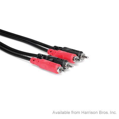 Hosa Interconnect Cable-RCA to RCA-6 FT - Click Image to Close