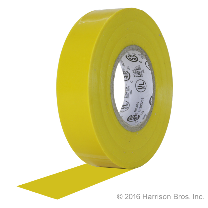 Yellow Electrical Tape -3 Roll Pack