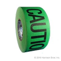 3" CAUTION CABLE Cloth Tape - Neon Green/Black Print - Click Image to Close