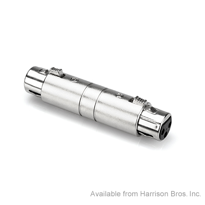 Hosa Audio Adapter-Gender Changer Female XLR3 to Female XLR3