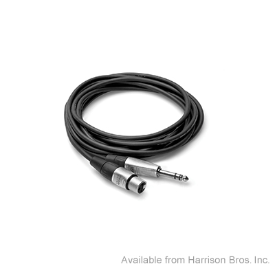 HSX003F Audio Patch Cable-TRS M to XLR F-3 FT - Click Image to Close