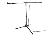 Mic Stand-Short Euro Boom Stand-Black - Click Image to Close