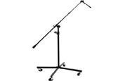 Mic Stand-Studio Boom Stand-Black - Click Image to Close