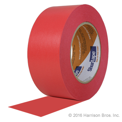 2 IN x 60 YD Shurtape 724 Paper Floor Tape-Red