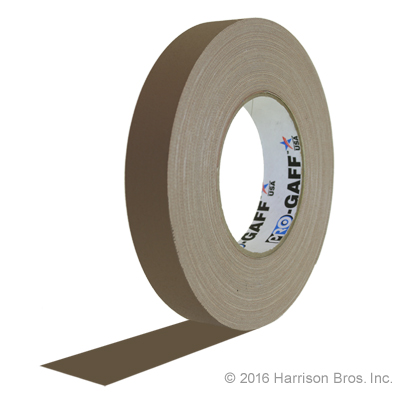 1 IN x 55 YD Brown Cloth Hoop Tape - Click Image to Close
