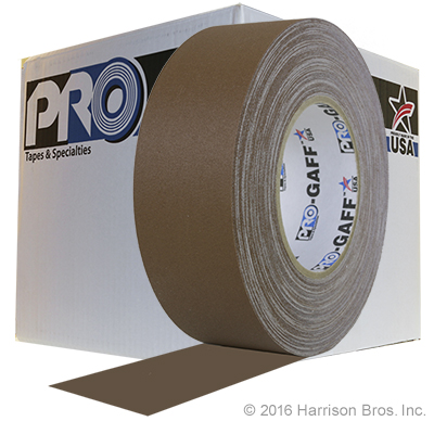 Case-2 IN x 55 YD Brown Gaffers Tape-24 Rolls - Click Image to Close