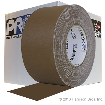 Case-3 IN x 55 YD Brown Gaffers Tape-16 Rolls - Click Image to Close