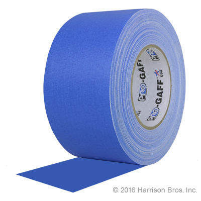 3 IN x 55 YD Electric Blue Pro Gaffer Gaffers Tape - Click Image to Close