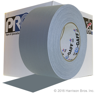 Case-3 IN x 55 YD Grey Pro Gaffer Gaffers Tape-16 Rolls - Click Image to Close