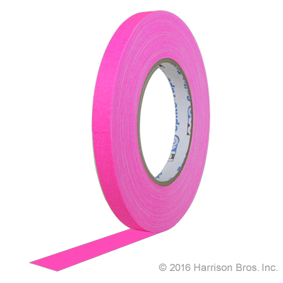 1/2 IN x 45 YD Neon Pink Cloth Hoop Tape - Click Image to Close