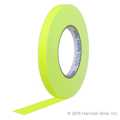 1/2 IN x 45 YD Neon Yellow Route Setting Tape - Click Image to Close