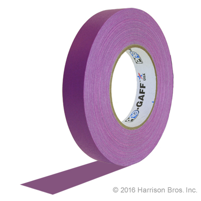 1 IN x 55 YD Purple Cloth Hoop Tape - Click Image to Close