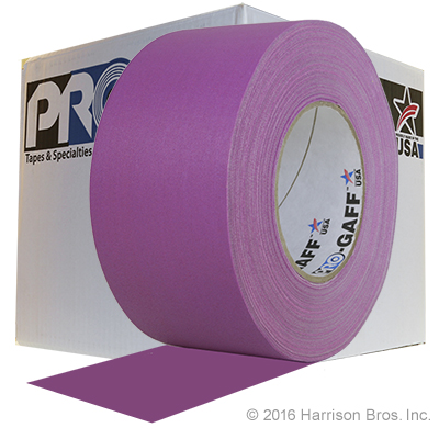 Case-3 IN x 55 YD Purple Gaffers Tape-16 Rolls - Click Image to Close