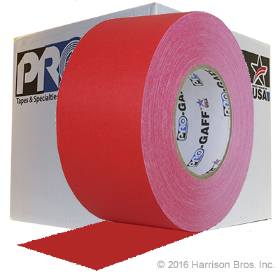 Case-3 IN x 55 YD Red Gaffers Tape-16 Rolls - Click Image to Close