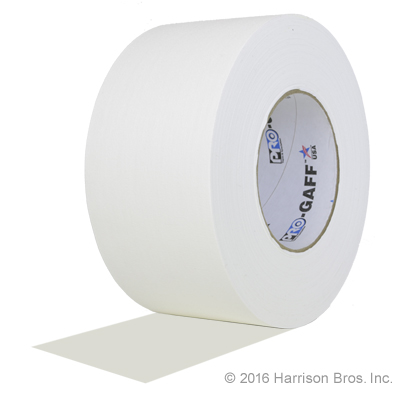 3 IN x 55 YD White Gaffers Tape - Click Image to Close