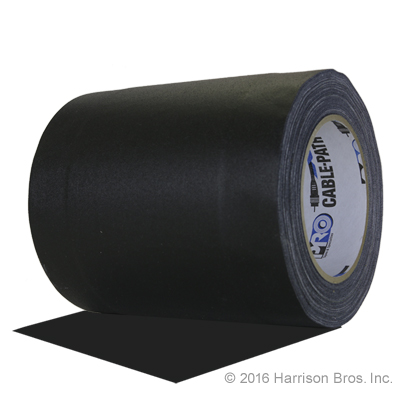 (image for) Cable Path Tape Yellow/Black Stripe - 6 IN