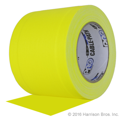 Cable Path Tape Yellow - 4 IN - Click Image to Close