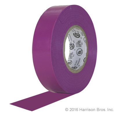 Purple Electrical Tape - 10 Roll Sleeve