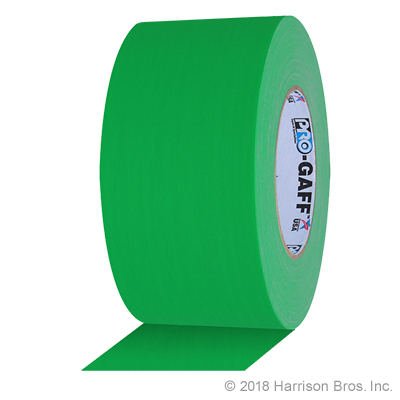 Gaffers Tape-3 IN x 50 YD-Chroma Green Gaff Tape-Special Order