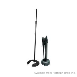 Mic Stand-Straight-Stacking Base-Set of 3