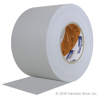 4 IN x 55 YD Grey Shurtape 665 Gaffers Tape - Click Image to Close