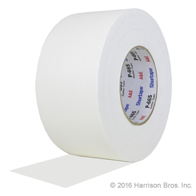 3 IN x 55 YD White Shurtape 665 Gaffers Tape - Click Image to Close