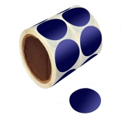 (image for) Blue Vinyl Dots - 2 IN - 500 PC Roll