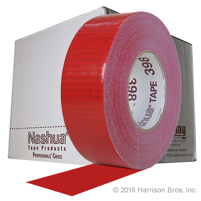 Red-Nashua 398 Duct Tape-2 IN-24 Roll Case