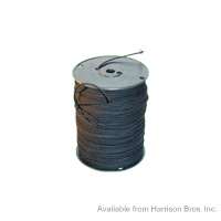 Cotton Tie Line-Black-1000 FT Spool-Unglazed
