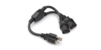 Y Adapter Hosa Male Edison To Dual Female Iec Yie406 7 59