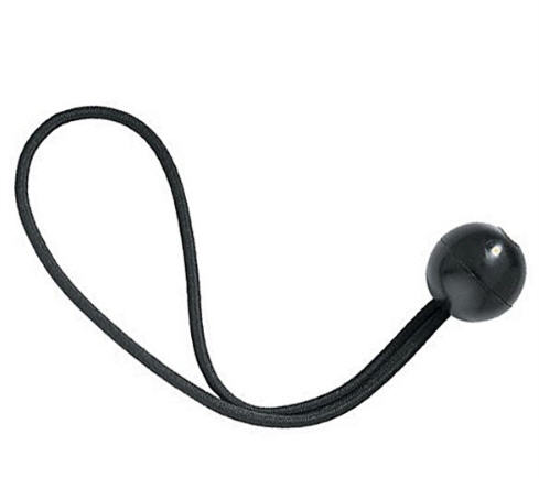 Ball Bungee-6 IN-Black-Bundle of 10