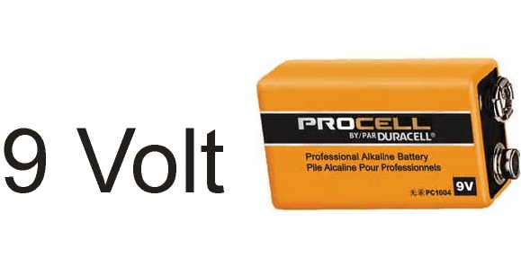 9 Volt batteries from Goodbuyguys.com